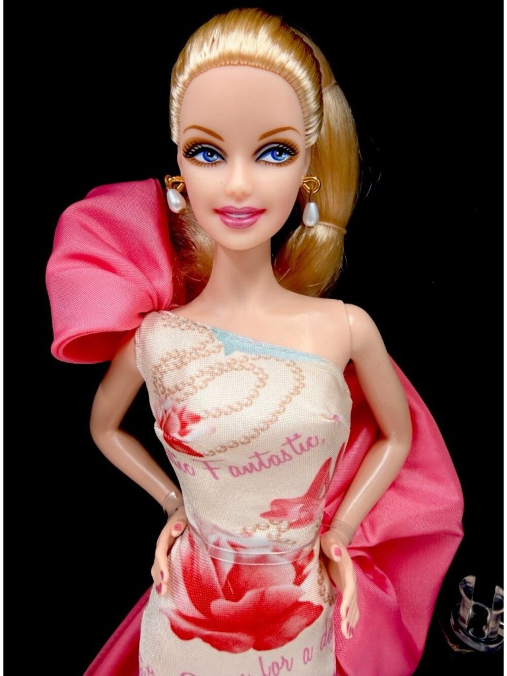 Rose Splendor Barbie Doll Avon Pink Label Robert Best T4349